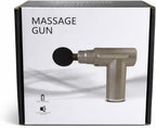 Mini Portable Massage Gun with 4 Heads, USB Rechargeable, Quiet Brushless Motor, Durable and Lightweight Design for Full Body