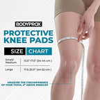 Bodyprox Protective Knee Pads, Thick Sponge Anti-slip, Collision Avoidance Knee Sleeve