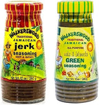 Walkerswood Traditional Jamaican Seasoning - all purposse Green 280g and Hot & Spicy 280g - in a Premier Life Store Box