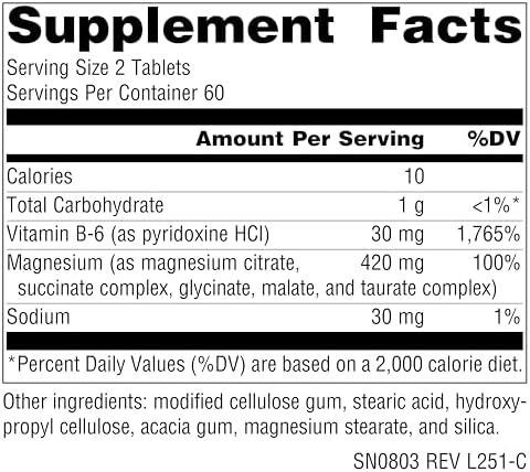 Source Naturals Ultra-Mag, 5 in 1 -Bioavailable Magnesium, Maintains Muscle & Nerve Function* - 120 Vegan Tablets