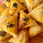 Merve Triangle Pastry Leaves phyllo dough pastry 24 pieces 400 Gram (14.1oz) x 5 Packs