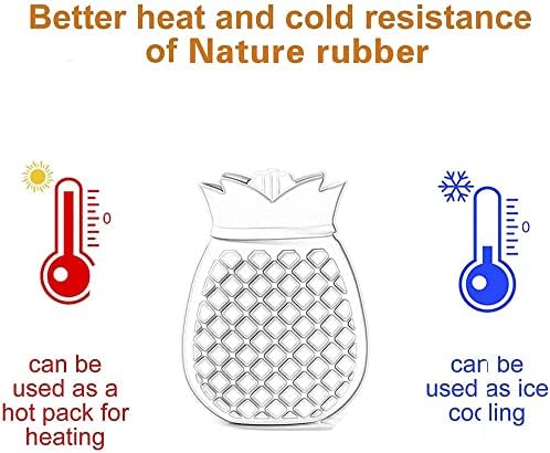 Hot Water Bottles,Rubber Warm Water Bag,Premium Natural Rubber Water Bottle Provide Warmth and Comfort,Great Gift Ideal for Mother & Father (Color : B)