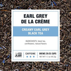 Tiesta Tea - Earl Grey de la Crème, Premium Loose Leaf Tea Blends, Caffeinated Black, Make Hot or Iced & Brews Up to 25 Cups - 1.7 Ounce Resealable Pouch