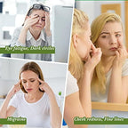 Patelai Jade Facial Mask, Jade Sleep Natural Stone Green Facial Cooling Mask, Beauty Skincare Massage Tools for Alleviate Puffiness Face Massage Puffy Eyes Dark Circles