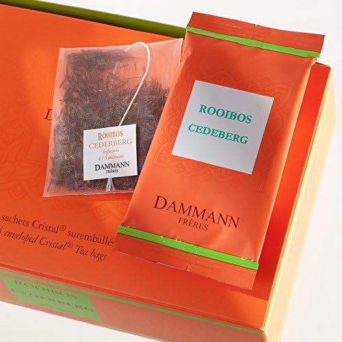 DAMMANN FRERES - Rooibos Cederberg Tea - 24 wrapped crystal envelopped tea bags
