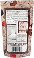 Green Jay Gourmet Chocolate Fruit & Nut Mix - Handmade & Fresh Milk Chocolate Covered Nuts, Cherries, and Blueberries - Great Gift for Chocolate Lovers - 16 Ounce Resealable Bag