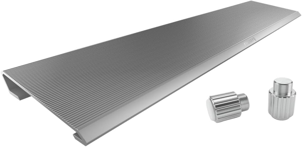 CHERRY AC 3.3, Aluminium Ergonomic Palm Rest and Detachable Feet, Original Accessories for CHERRY MX Board 3.0 S Gaming Keyboard, Quickly Attached, White