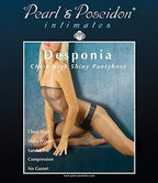 Desponia - Shiny Chest High Sheer Pantyhose Nylons
