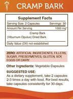 Secrets of the Tribe Cramp Bark 60 Capsules, Made with Vegetable Capsules and Cramp Bark (Viburnum Opulus) Dried Bark (60 Capsules)
