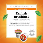 Twinings Decaffeinated English Breakfast Black Tea 72 K-Cup Pods for Keurig, 12 Count (Pack of 6), Smooth, Flavourful, Robust, Enjoy Hot or Iced