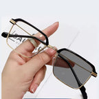 Large Frame Reading Glasses, Photochromic Progressive Bifocal Sunglasses, Transition Business Reader glasses men