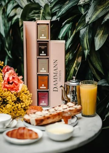 Damman Freres Gift Set, Iris, Premium Gourmet French Teas, Set of 5 (1.1 Ounce Tins)