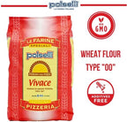 Vivace, Tipo "00" Double Zero Flour, OO Flour, Napoletana, Romana, Traditional Pizza Dough Mix, Pasta, Bread, (5 kg) 11 lbs by Polselli