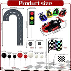 Racing Car Cake Decoration Car Cake Topper Racing Party Favors for Kids Birthday Supplies Baby Shower
