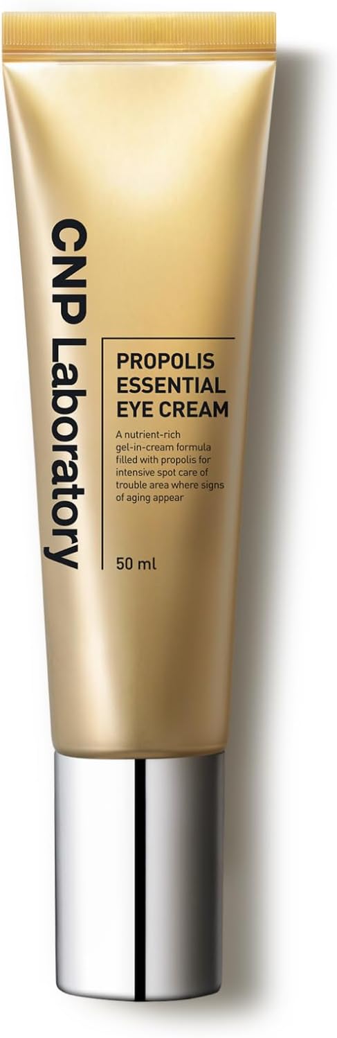 CNP Propolis Eye Cream (1.7 fl.oz / 50ml) - Nourishing Eye Cream with Propolis Extract, Ceramide, Lightweight Cream Texture, Firming Wrinkles, Gifts for Women, Korean Skin Care