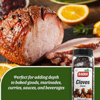 Badia Whole Cloves, 12 oz - Premium Quality Spice for Baking, Cooking & Beverages, Aromatic & Flavorful