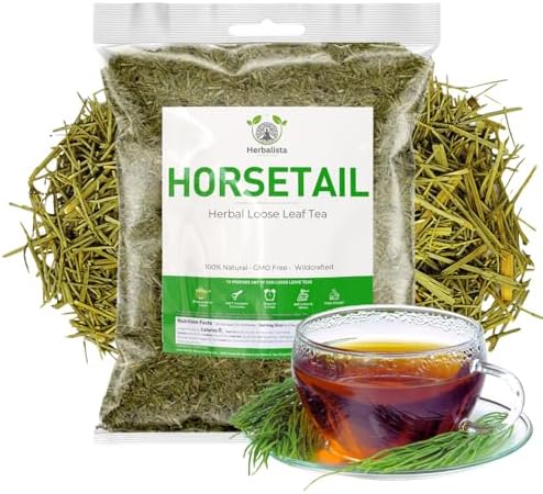 Title: Herbalista Premium Loose Horsetail Tea (2 oz | 57g) | 100% Natural Cola de Caballo Herbal Tea | Shave Grass | Makes 25-30+ Cups | Stand-Up Resealable Bag | Crafted by Nature