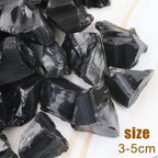2lb/950g Rough Natural Black Obsidian Stones Raw Gemstone Crystal Rock for Cabbing,Tumbling,Cutting,Polishing,Lapidary,Wire Wrapping,Healing Reiki,Jewelry Making,Home Decoration(Black)