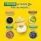 Nestlé NIDO Kinder Toddler Milk Beverage Powder Mix, 2 + Years, 23 Servings per Container, 28.2oz (Pack of 4)