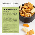 NUTS U.S. - Oriental Rice Crackers | No Artificial Colors | Crunchy | Natural | Packed in a Resealable Bag (2 LBS)