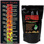 Green Jalapeno Pepper Flakes by Magic Plant, 1 LB Bulk – Fine Ground Chili - Popular and Versatile | Staple in Mexican Cuisine | Mild - Medium Heat | Add to any Dish or Drink | Pure - Non-GMO
