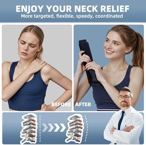 Y Neck Strap Stretcher, Cervical Traction Device for Neck Pain Relief, Spine Chiropractic Decompression Traction Tool with Chin Strap.