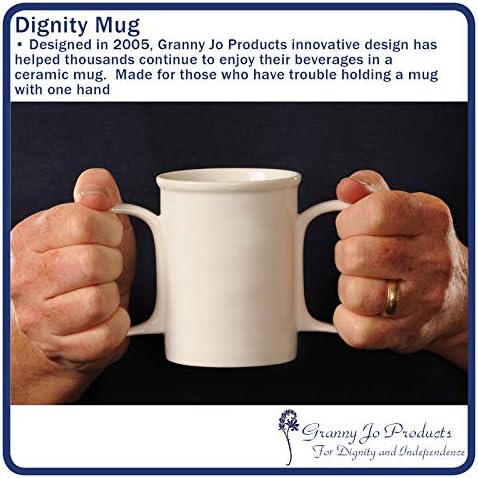 Granny Jo Products Dignity Mug, Off White