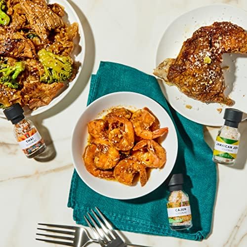 Thoughtfully Gourmet, Global Spice Collection Gift Set, International Seasonings Set, Flavors Include Greek, Italian, Mexican, Cajun Seasoning & More, Spice Set of 8