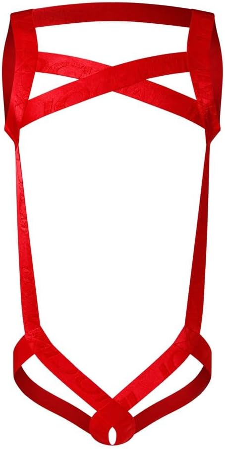 JOCKMAIL Men's Harness Jockstrap Leotard Seamless Sexy Underwear Bodysuit One-Piece Jumpsuit Suspender Jockstrap