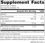 Source Naturals Malic Acid, Supports Muscles and Energy Production*, 2,500 mg - 120 Tablets