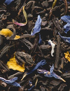 Dammann Freres Loose Leaf, Jardin Bleu, Premium Gourmet French Black Tea, Blend Strawberry, Rhubarb Flavors, 3.52 Ounce Tin