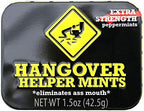 Hangover Helper Mints Fun Party Gag Tin (2 pack) Extra Strength Peppermints Candy Gift Stuffer with 2 GosuToys Stickers
