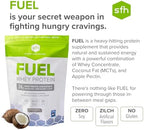 SFH Fuel Whey Protein Powder Great Tasting Grass Fed Whey | MCTs & Fiber for Energy | All Natural | Soy Free, Gluten Free, No RBST, No Artificial Flavors (Coconut (2lb Bag))