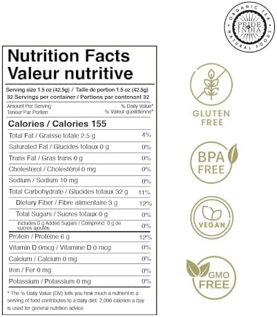 Pride Of India Natural White Royal Quinoa | Superior Grade Whole Grain, 3 lbs Jar | Rich in Bold Flavor & High in Plant Protein | Premium Whole Quinoa Superfood