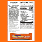 BAREBELLS Soft Protein Bars Salted Peanut Caramel - 12 Count, Pack of 2 - Protein Snacks with 16g of High Protein - Chocolate Protein Bar with 2g of Total Sugars - Soft Protein Snack & Breakfast Bars