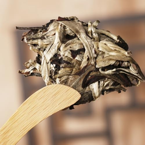 SANRAN White Tea Cake, Aged Shoumei White Tea, 2022yr, Yunnan Shou Mei Bai Cha, 7.05oz