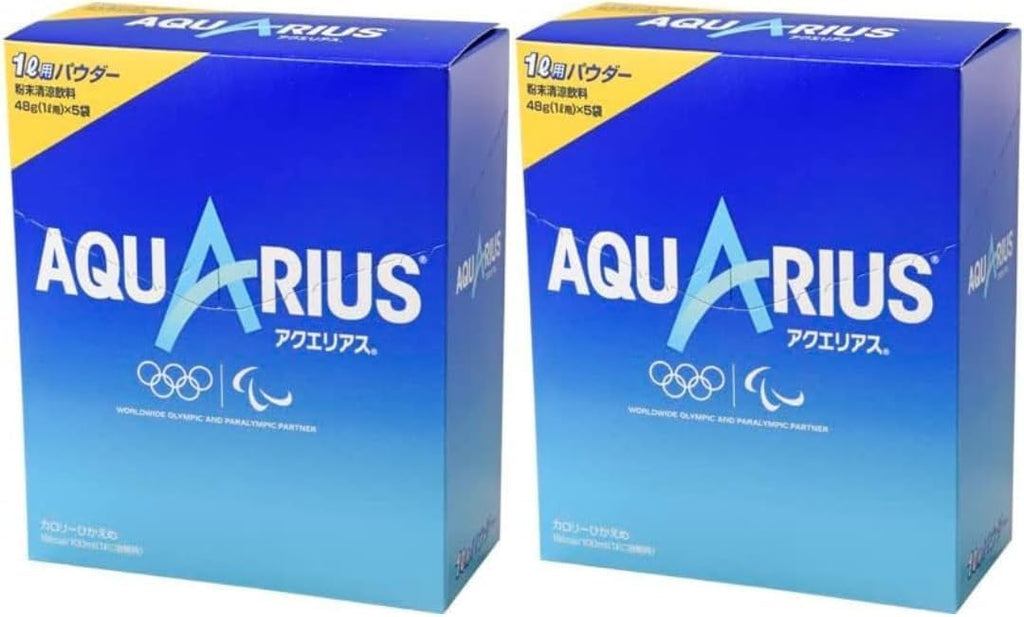 Aquarius Drink Powder 2 Boxes 1.69oz(48g) For 1 Litter Pack Of 10 Japanese Drinks