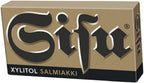 4 Boxes x 36g of Leaf Sisu Xylitol Salmiakki - Original - Finnish - Salmiak - Licorice - Pastilles - Lozenges - Drops - Dragees - Candies - Sweets