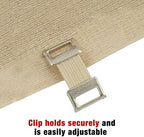 ACE 3 Inch Elastic Bandage with Clips, Beige, Great for Elbow, Ankle, Knee and More, Ideal for Sports, Comfortable Design with Soft Feel, Wash and Reuse (Pack of 3)