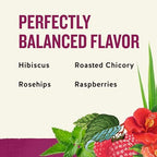Celestial Seasonings Raspberry Zinger Herbal Tea, Caffeine Free, 20 Tea Bags Box, 6-Pack