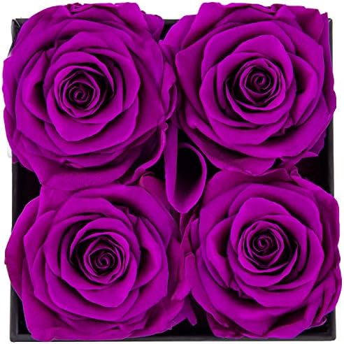 Impouo Flowers for Delivery Prime - Roses in a Box - Fresh Flowers - Birthday Gifts for Women, Mothers Day, Valentine’s Day - Preserved Roses