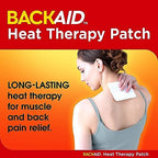 Backaid Heat Therapy Patch, Air-Activated Therapeutic Heat, Medium for Back, Shoulders, and Neck Pain Relief, 8 Count