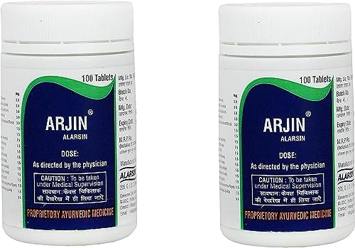 (Pack of 2) Alarsin Arjin (100 Tablets Each) - by pharmacylife
