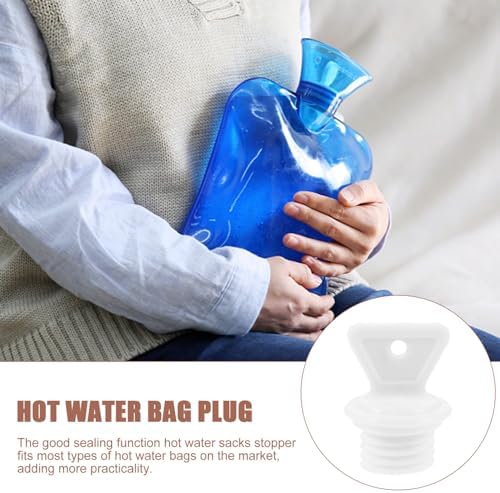 Mobestech 2pcs Hot Water Bottle Stopper Replacement Hot Water Bag Sealing Plug Anti-Leak Plug for Hot Water Sack Hot Water Bag Hot Water Bottle