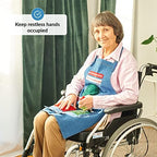 ODOXIA Fidget Apron for Elderly | Fidget Blanket for Dementia | Dementia Products for Elderly | Gift and Activities for Seniors with Alzheimer’s | Sensory Toys
