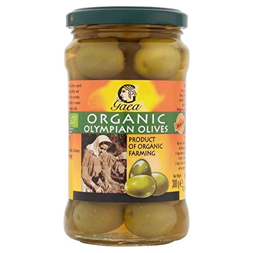 Gaea Organic Green Olives 300g - Pack of 2