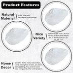 Crocon Clear Quartz Rough Bulk Natural Stone Raw Gemstone Tumbling Cabbing Polishing Gem Mining Energy Generator Chakra Balancing Reiki Healing Good Luck Home Office Decor Weight :-1Lb Approx