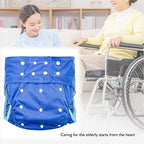 Incontinence and Disability Care Cloth Diapers, Reusable Adjustable Size Breathable Leakfree Pocket Diaper (Color : F, Size : Medium)