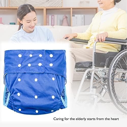 Incontinence and Disability Care Cloth Diapers, Reusable Adjustable Size Breathable Leakfree Pocket Diaper (Color : F, Size : Medium)