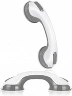 2 Pack Grab Bars for Shower - 12 Inch Suction Cup Shower Handle for Bathtubs, Strong Hold Bath Handles for Seniors, Handicap Safety Grip & Balance Assist, Tool-Free Installation